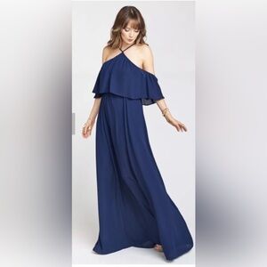 Show Me Your Mumu Rebecca Ruffle Maxi Dress Small